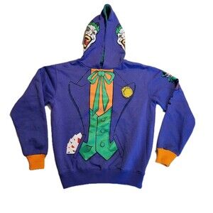 The Joker Pullover Hoodie Warner Brothers Movie World Australia - Adult Medium
